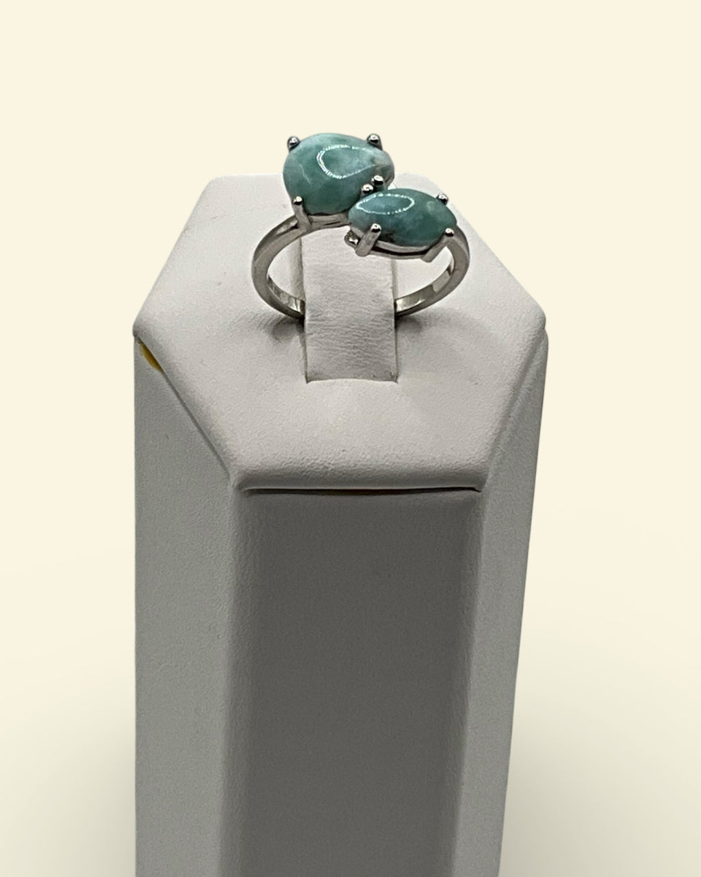 Bling Collection - Larimar Gemstone Ring (Sterling)
