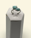 Bling Collection - Larimar Gemstone Ring (Sterling)
