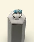 Bling Collection - Larimar Gemstone Ring (Sterling)