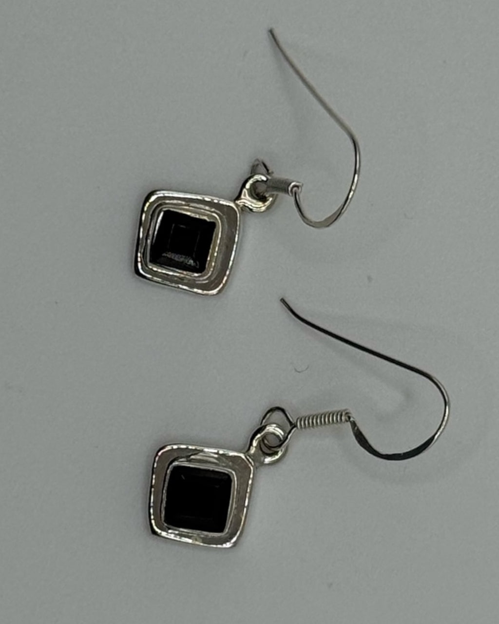 Bling Collection - Onyx Designer Earring - (Sterling)