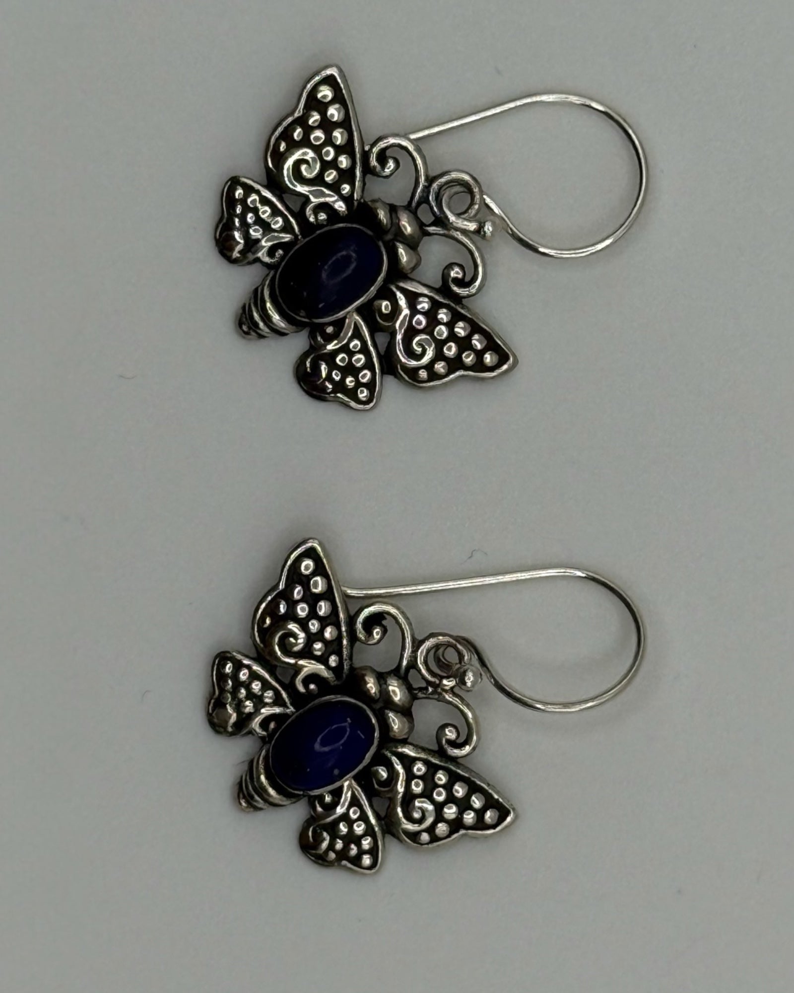 Bling Collection - Lapis Lazuli Designer Earring (Sterling)