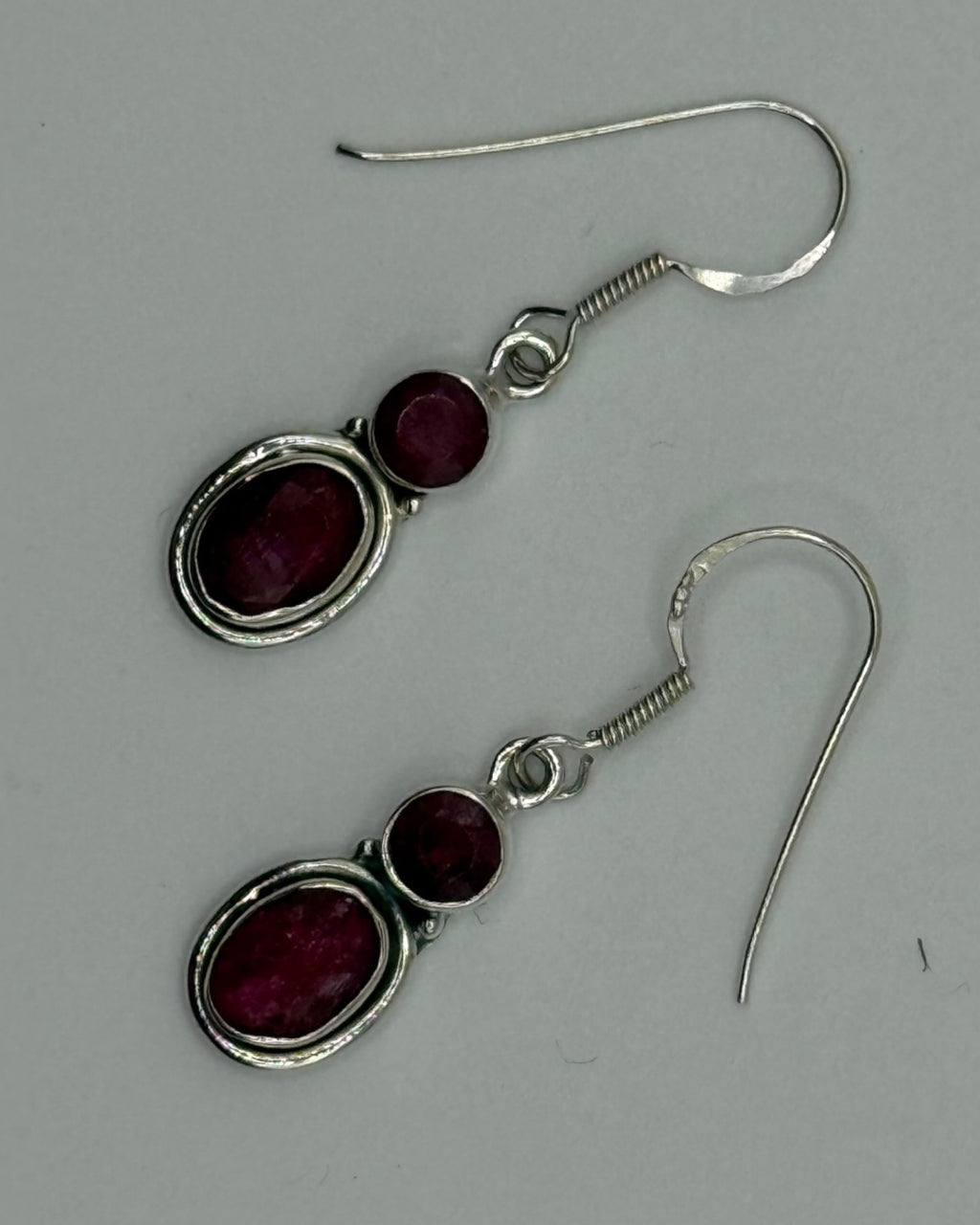 Bling Collection - Ruby Designer Earring (Sterling)