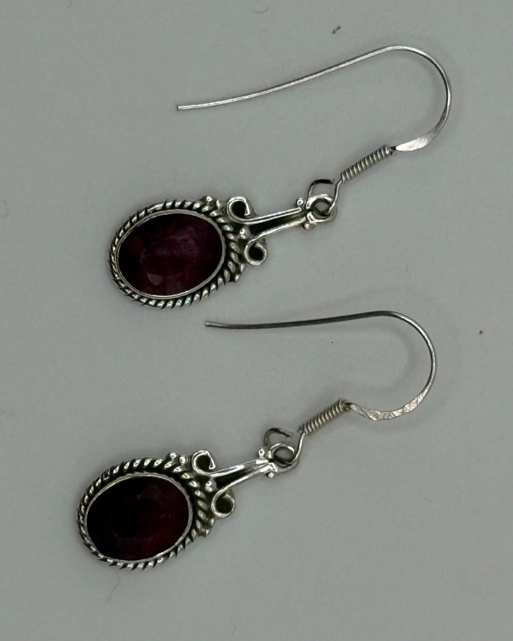 Bling Collection - Ruby Designer Earring (Sterling)