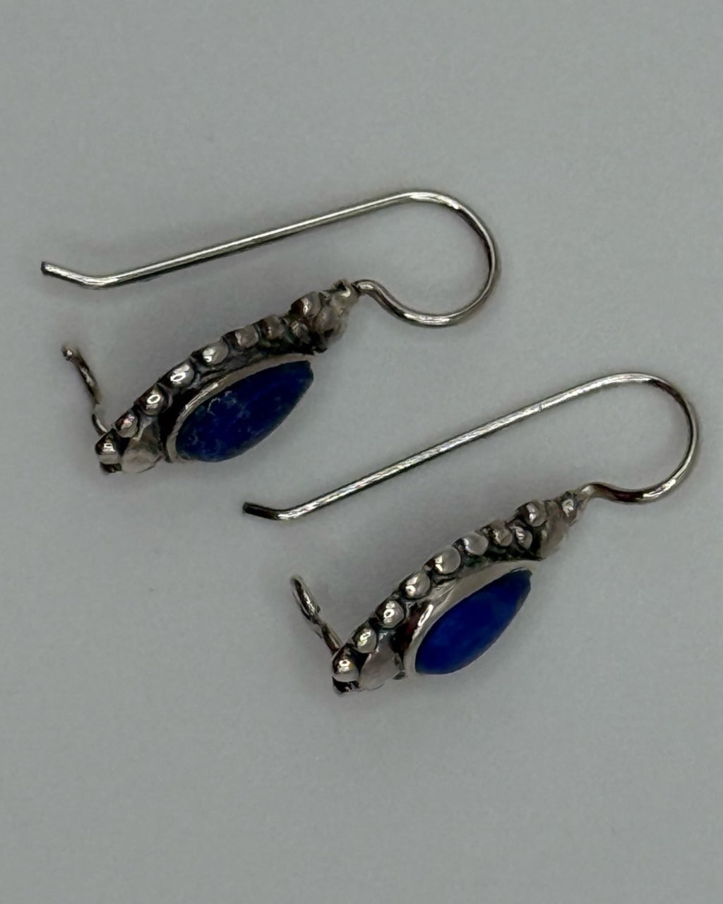 Bling Collection - Lapis Lazuli Designer Earring (Sterling)