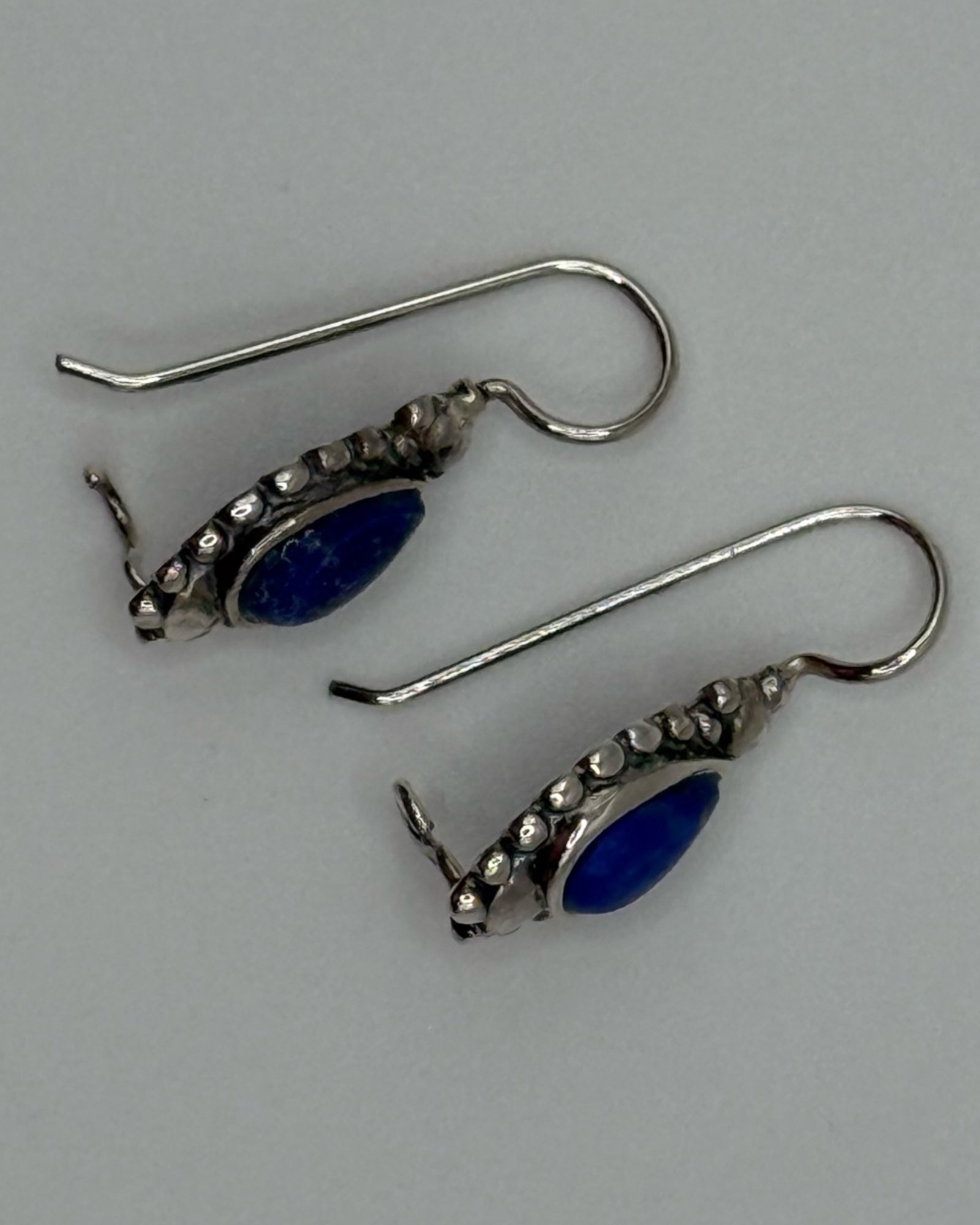 Bling Collection - Lapis Lazuli Designer Earring (Sterling)