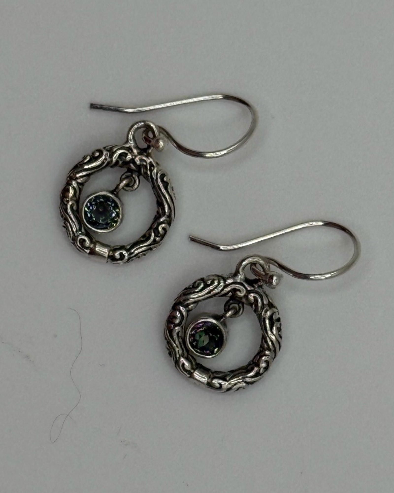 Bling Collection - Mystic Topaz Designer Earring (Sterling)