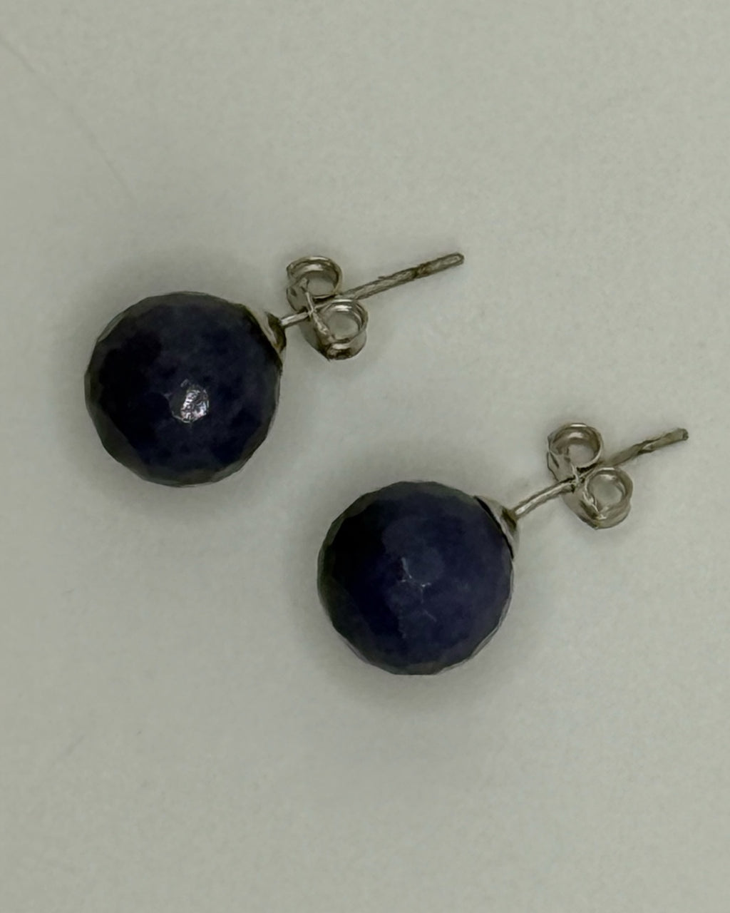 Bling Collection - Sapphire Stud Designer Earring (Sterling)