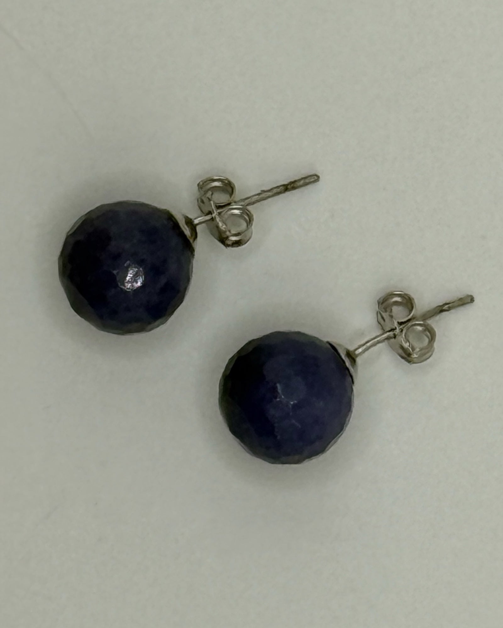 Bling Collection - Sapphire Stud Designer Earring (Sterling)