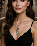 Bling Collection - Larimar Dainty Necklace (Sterling)