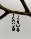 Bling Collection - Blue Topaz & Labradorite Designer Earring (Sterling)