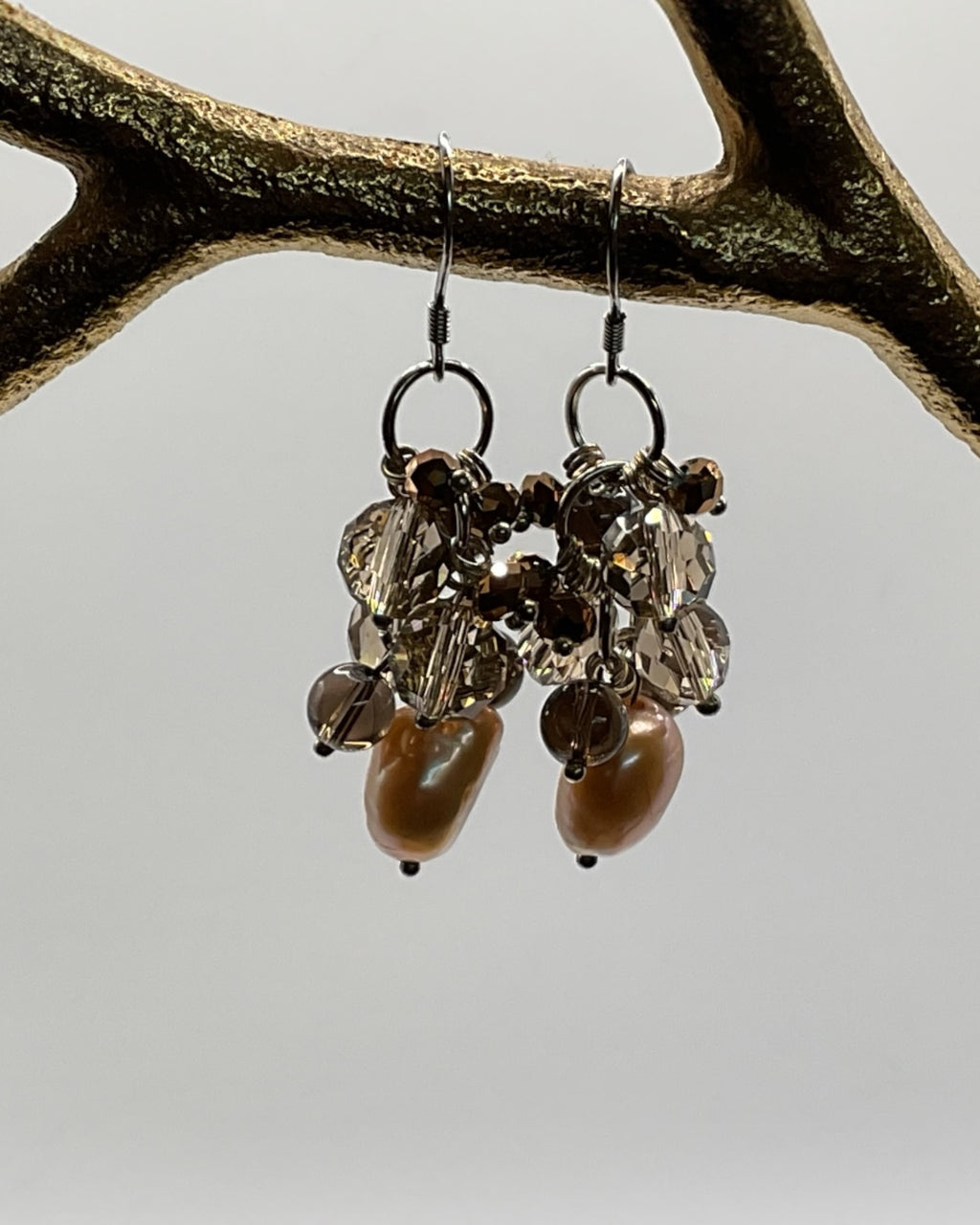 Bling Collection - Pearl Designer Earring (Sterling)