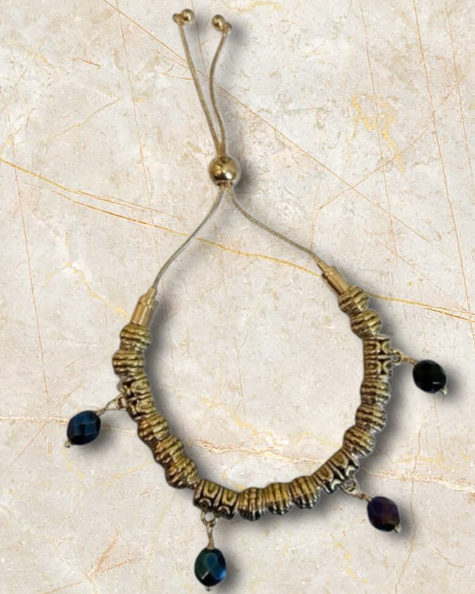 Gold Bracelets (adjustable slide)