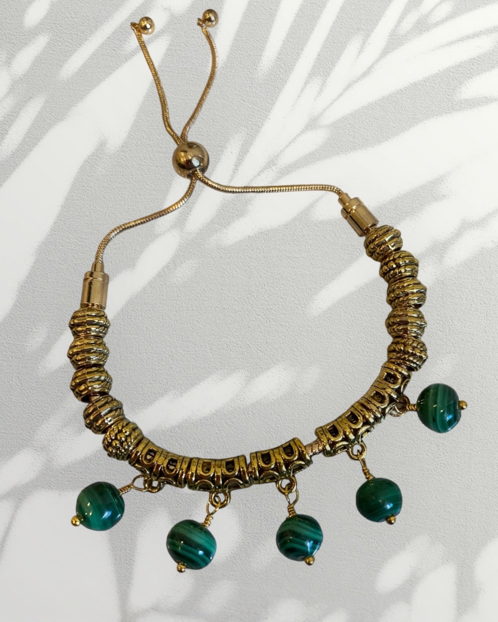 Gold Bracelets (adjustable slide)