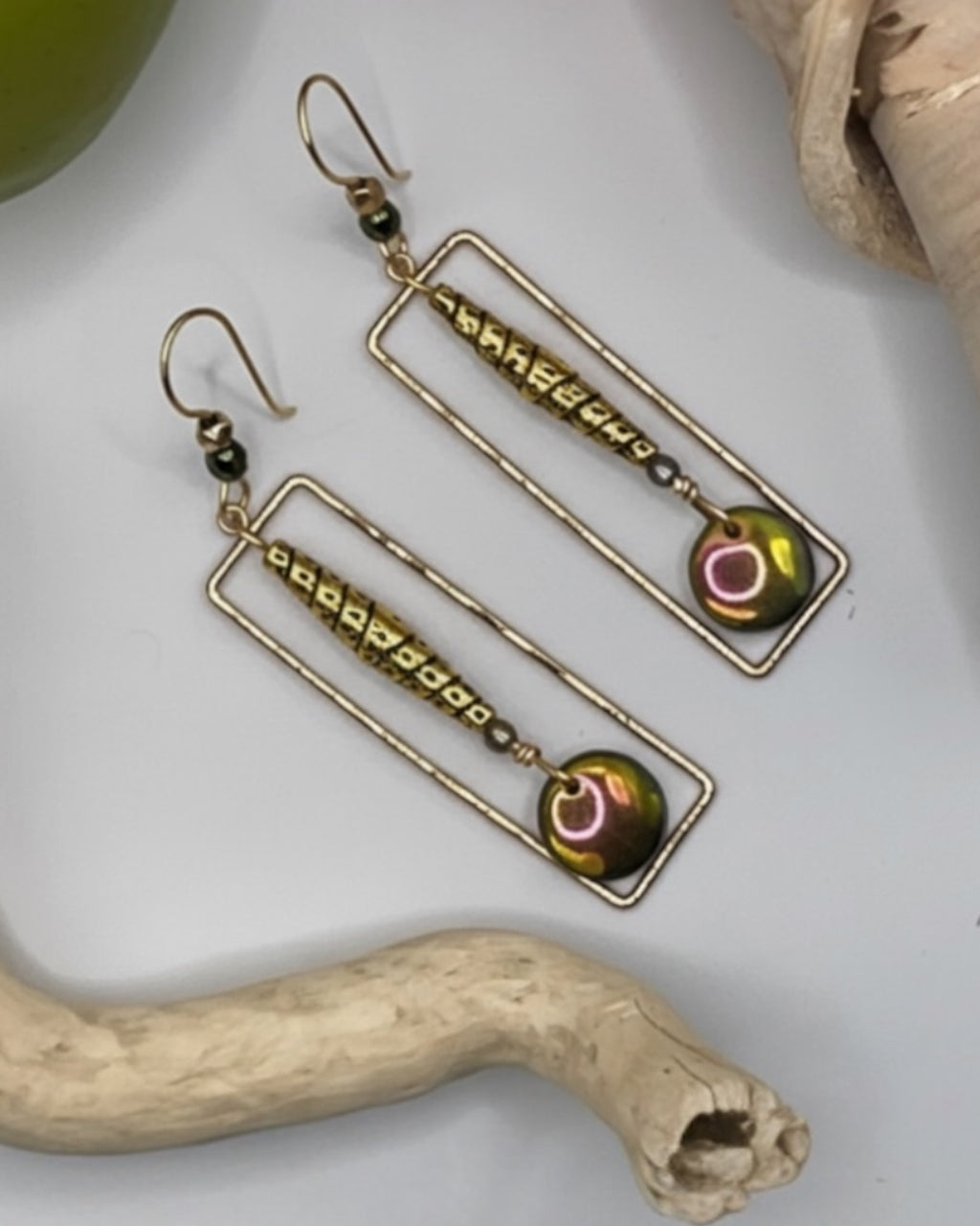 Rainbow Hematite Casual Earrings