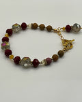 Mookaite & Jasper Dainty Bracelet