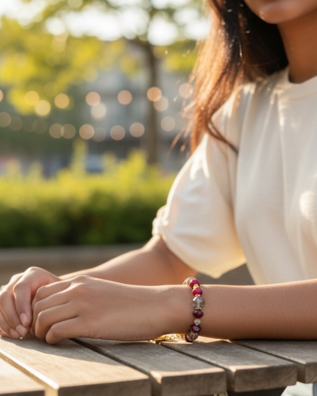 Mookaite & Jasper Dainty Bracelet