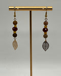 Mookite & Garnet Casual Earrings