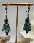 Verdant Serpentine Designer Earrings