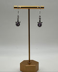Bling Collection - Amethyst Designer Earrings - (Sterling)