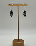 Bling Collection - Amethyst Designer Earrings - (Sterling)