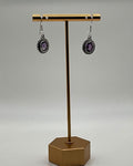Bling Collection - Amethyst Designer Earrings - (Sterling)