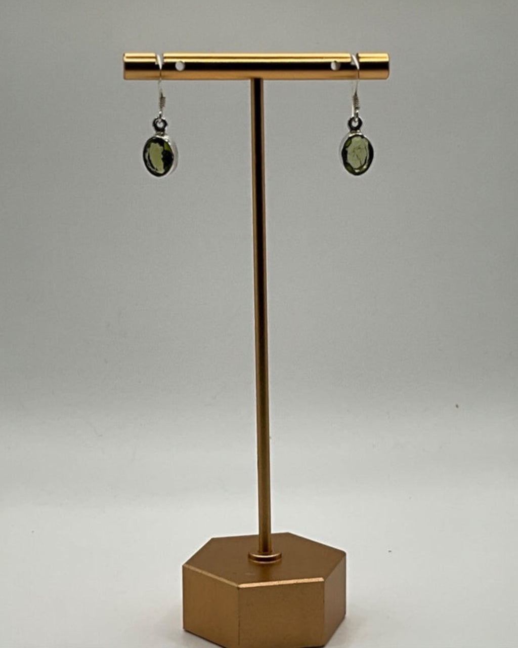 Bling Collection - Peridot Designer Earrings - (Sterling)