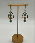Czech Glass Flower Casual Earrings