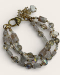 Citrine, Quartz & Agate Designer Bracelet