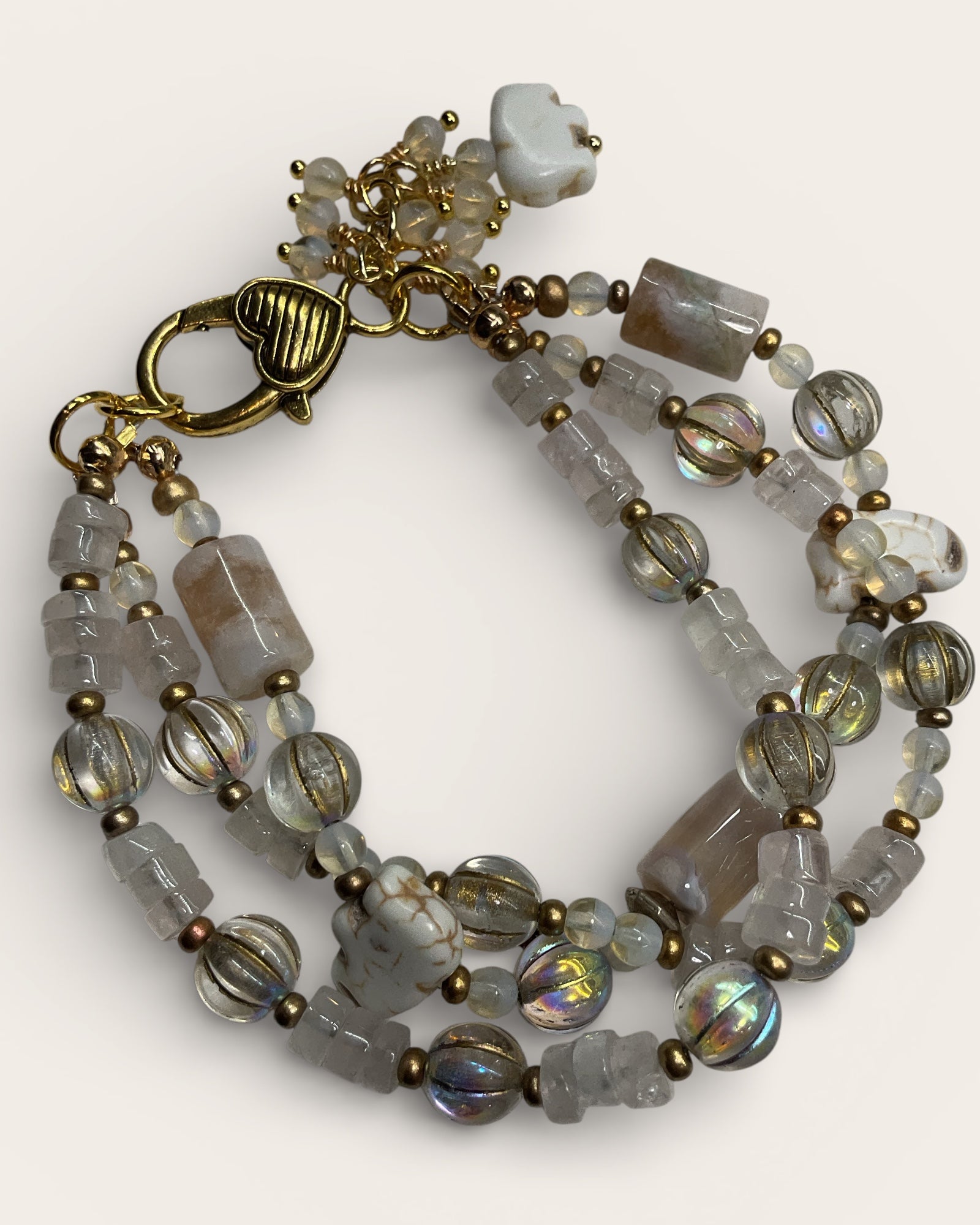 Citrine, Quartz & Agate Designer Bracelet