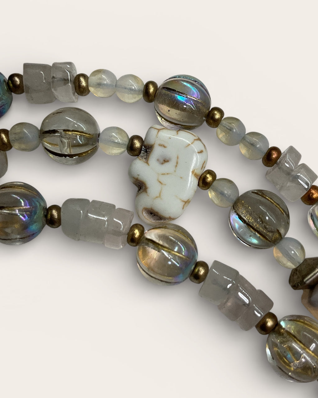 Citrine, Quartz & Agate Designer Bracelet