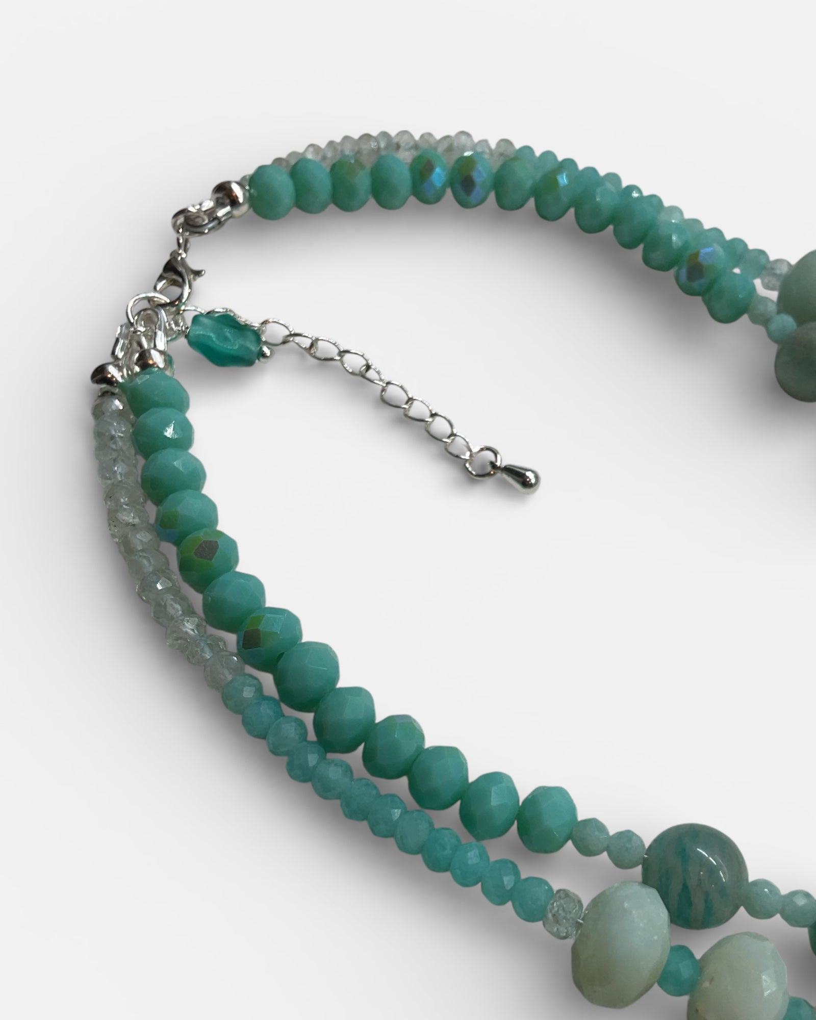 Amazonite & Turquoise Lariat Necklace