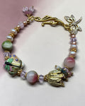 Watermelon Tourmaline Designer Bracelet