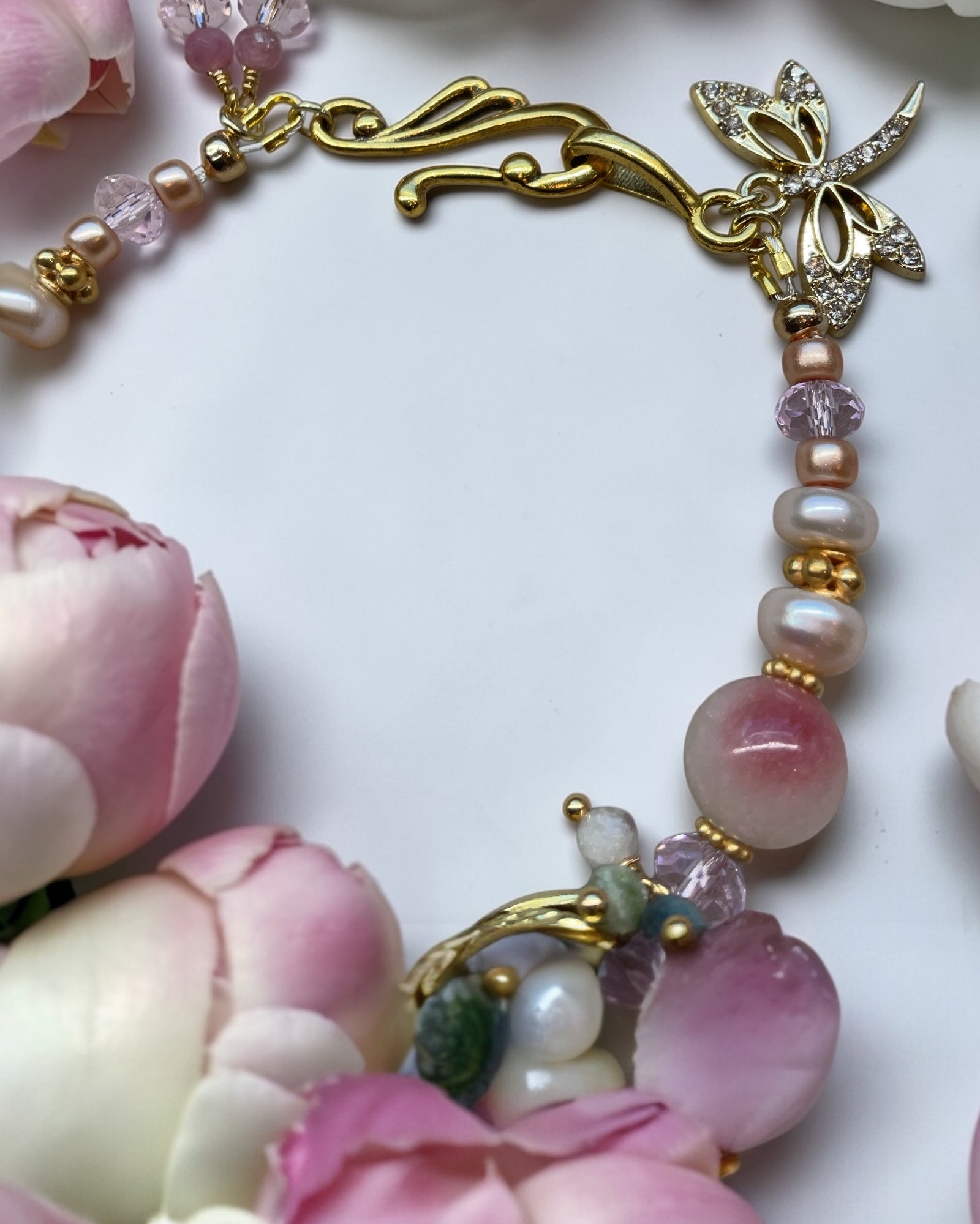 Watermelon Tourmaline Designer Bracelet