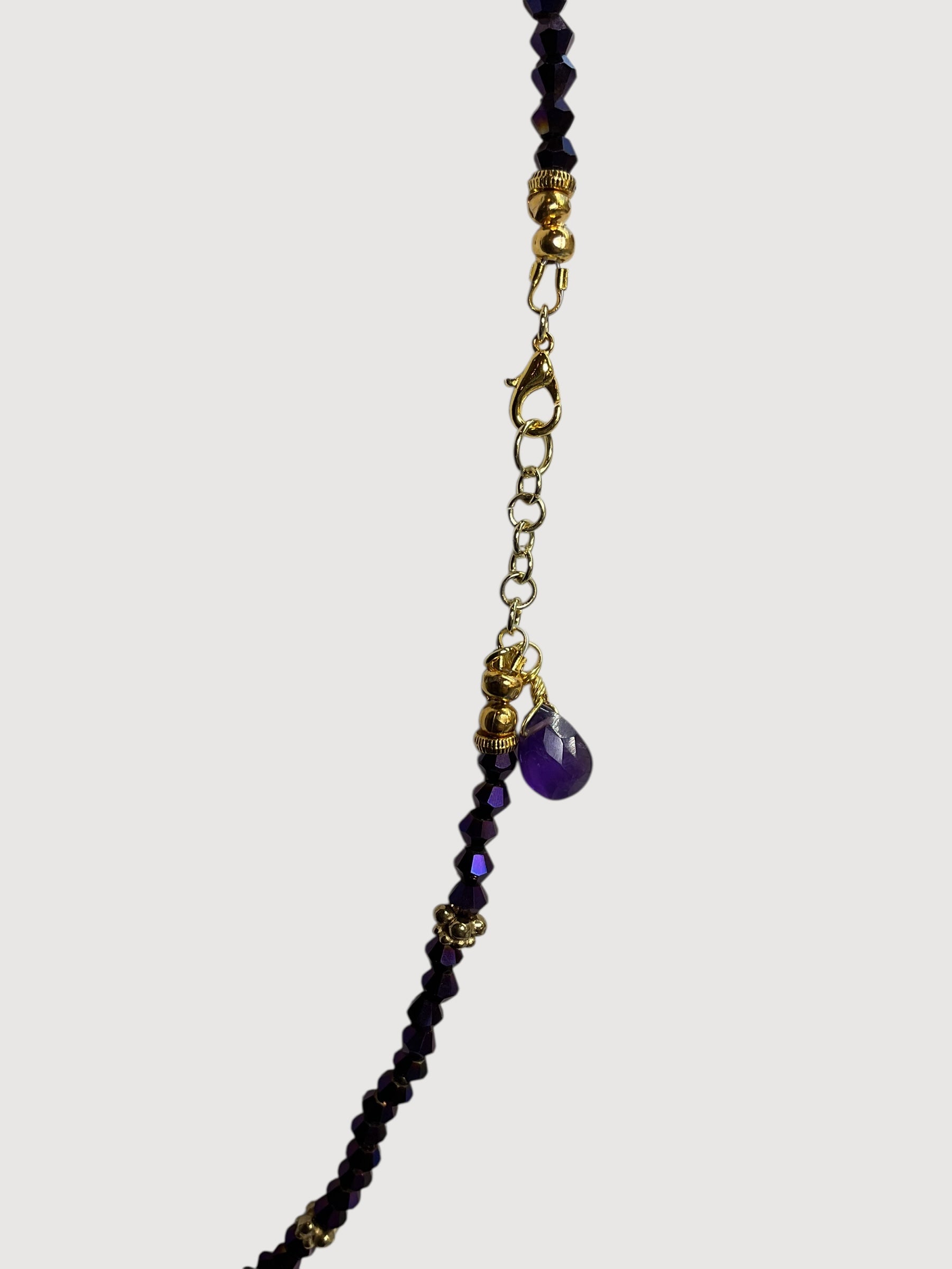 2-Piece Amethyst & Crystals Jewelry Set