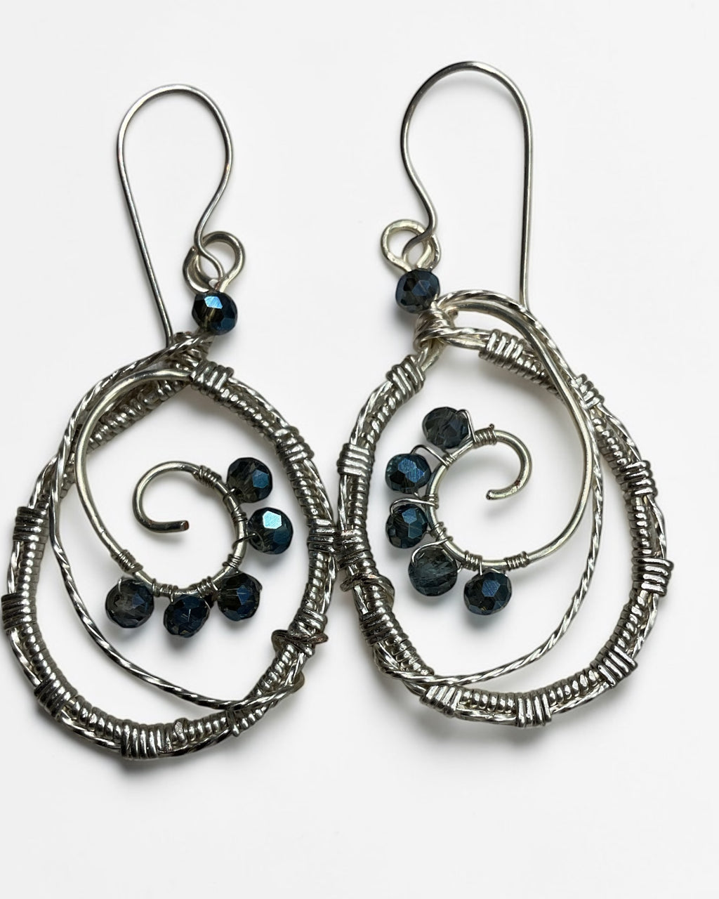 Crystal Wire Wrapped Designer Earrings
