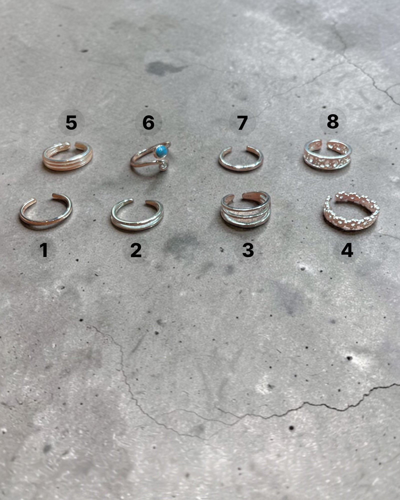 Toe Rings (Sterling & Gold Filled)