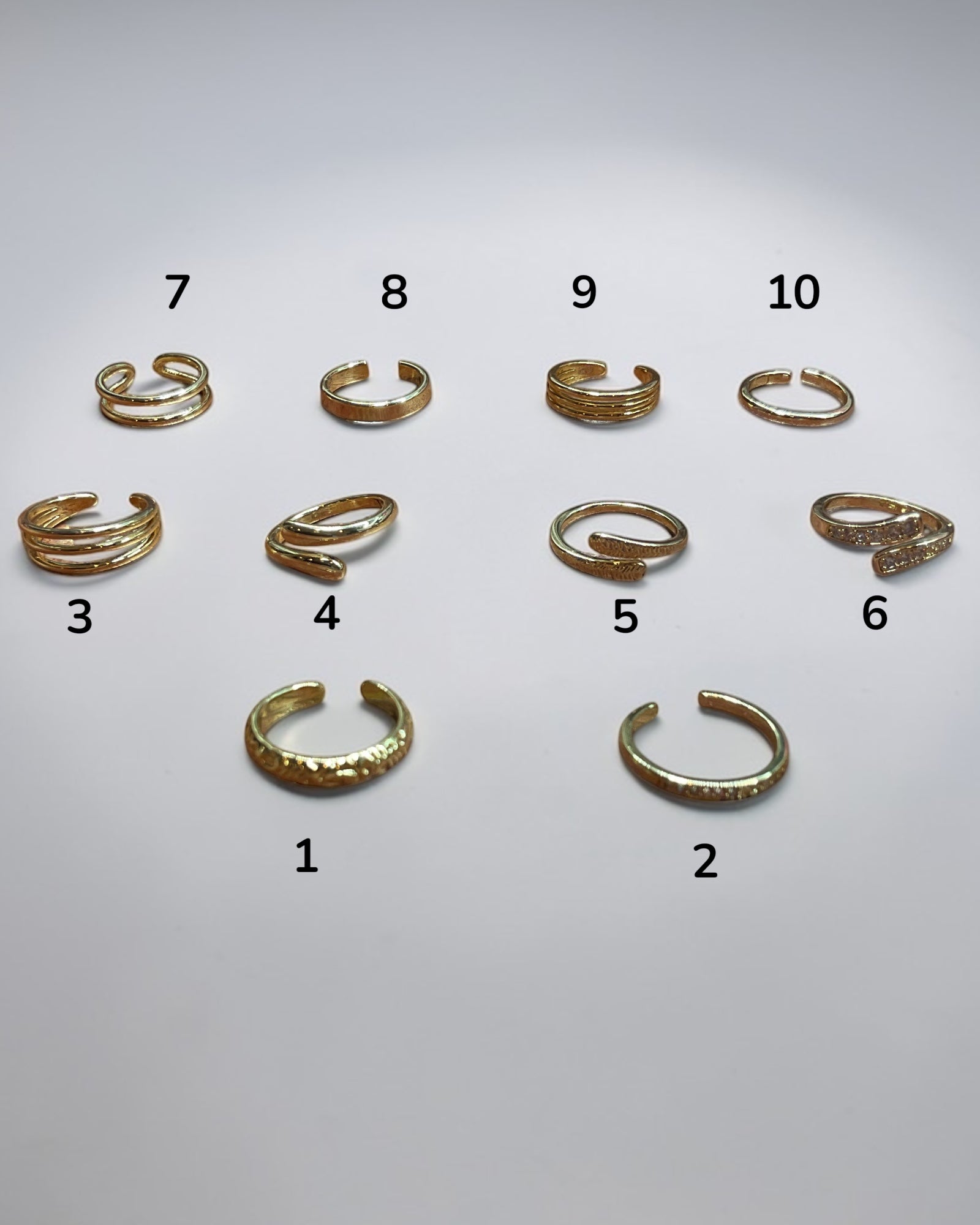 Toe Rings (Sterling & Gold Filled)