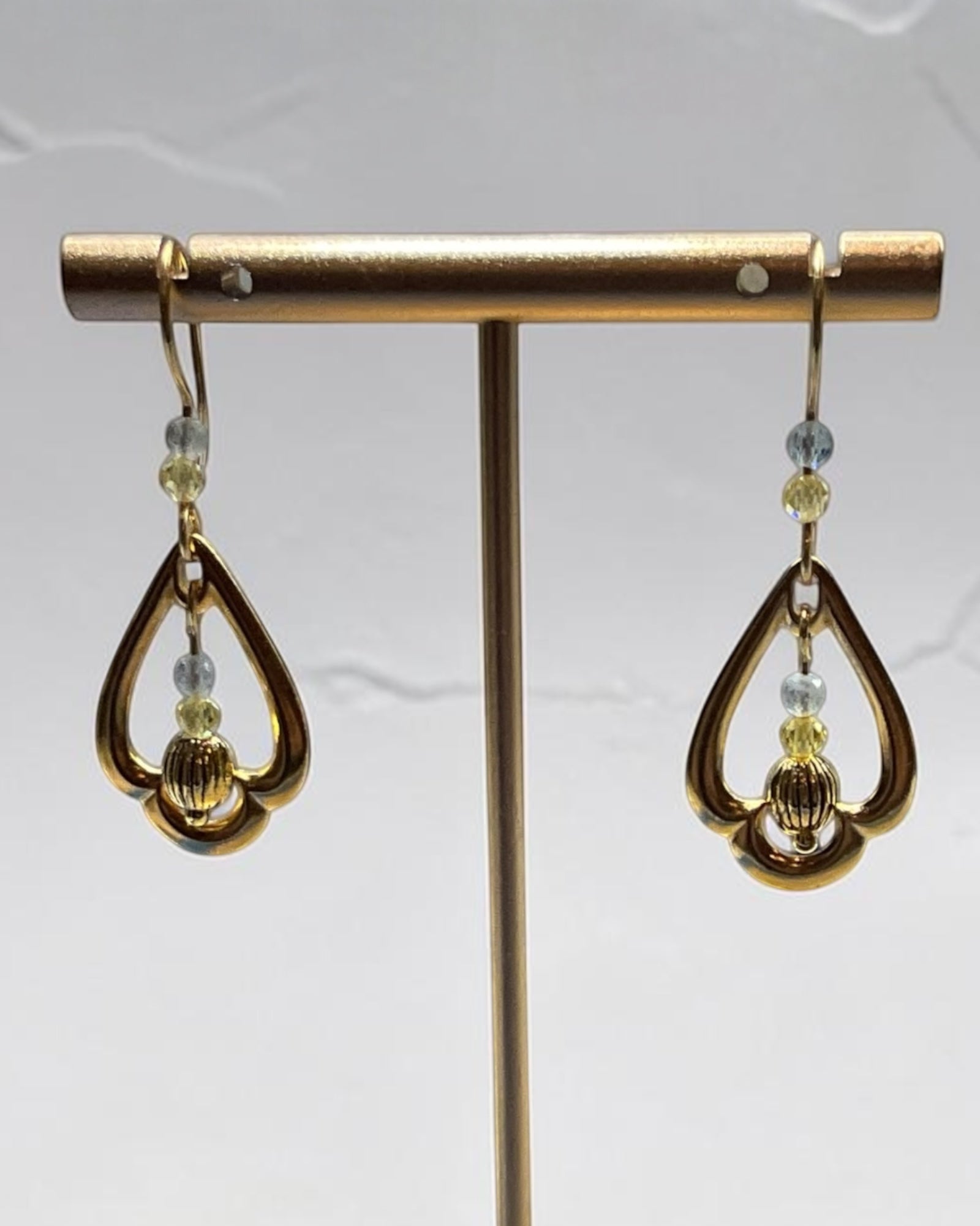 Czech Glass & Coin Bead 2-Piece Jewelry Set