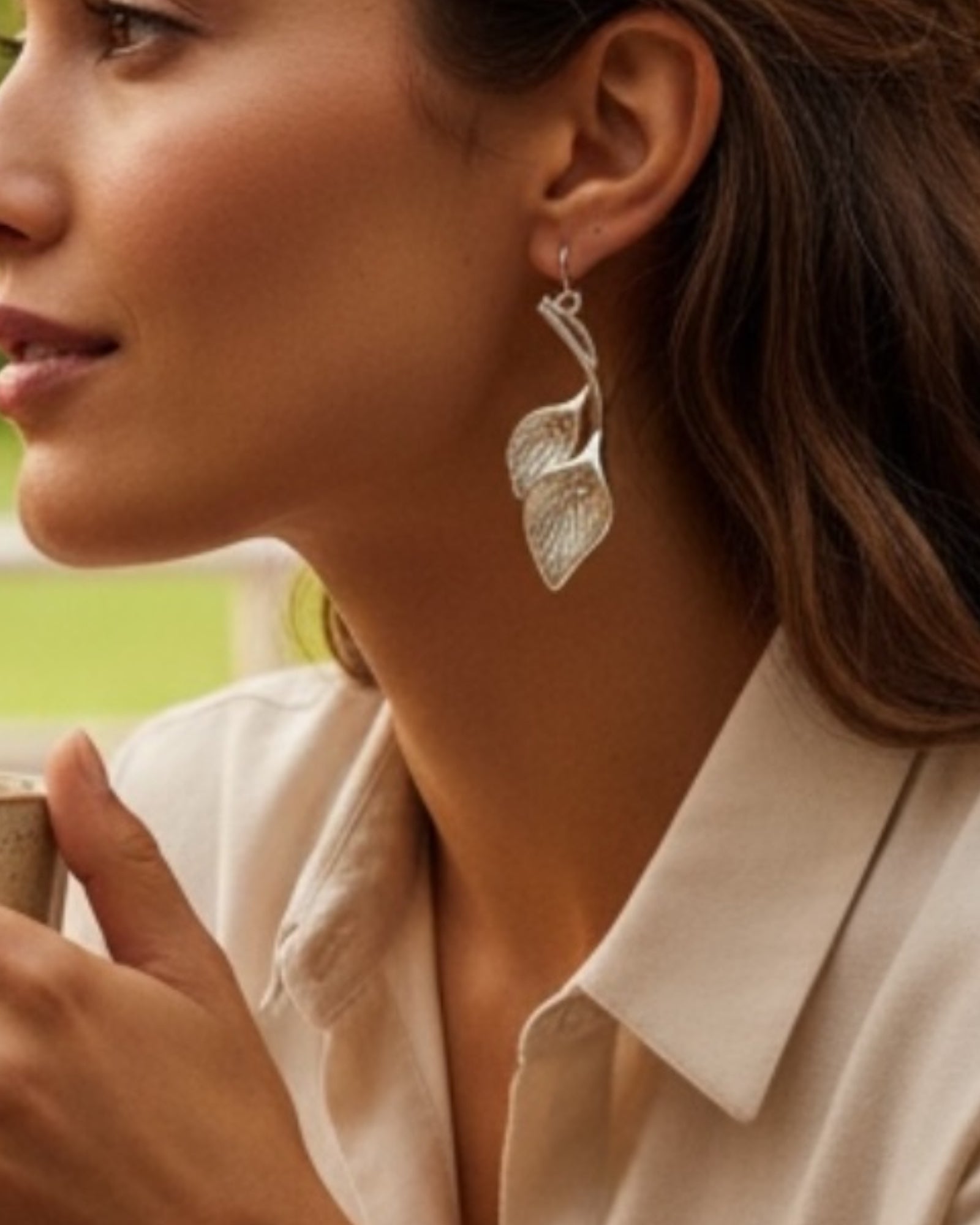 Calla Lily Casual Earrings