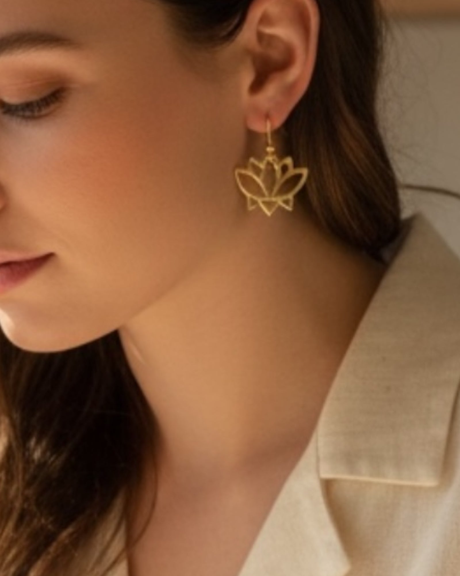 Lotus Blossom Casual Earrings