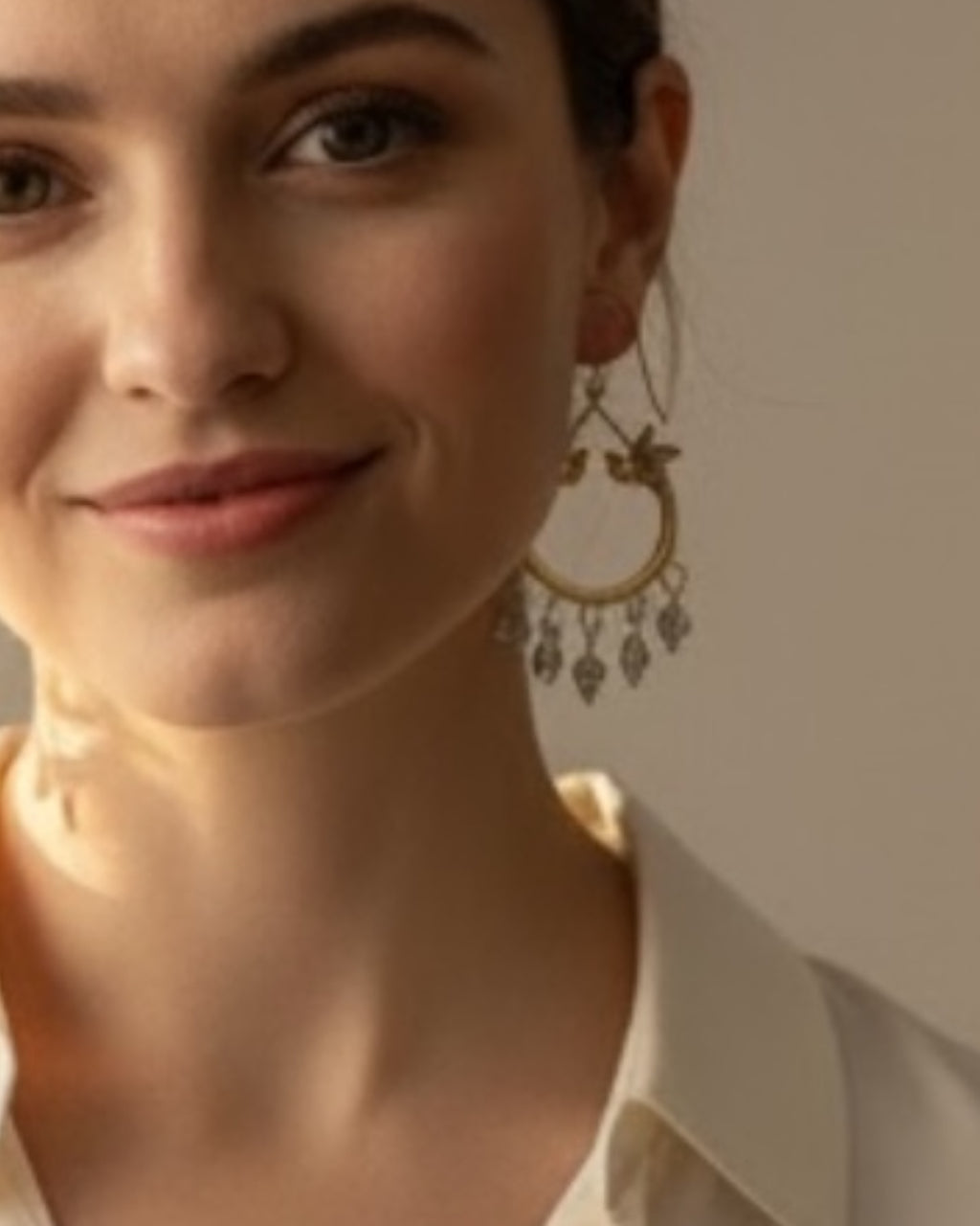 Baby Blue Czech Glass Casual Earrings