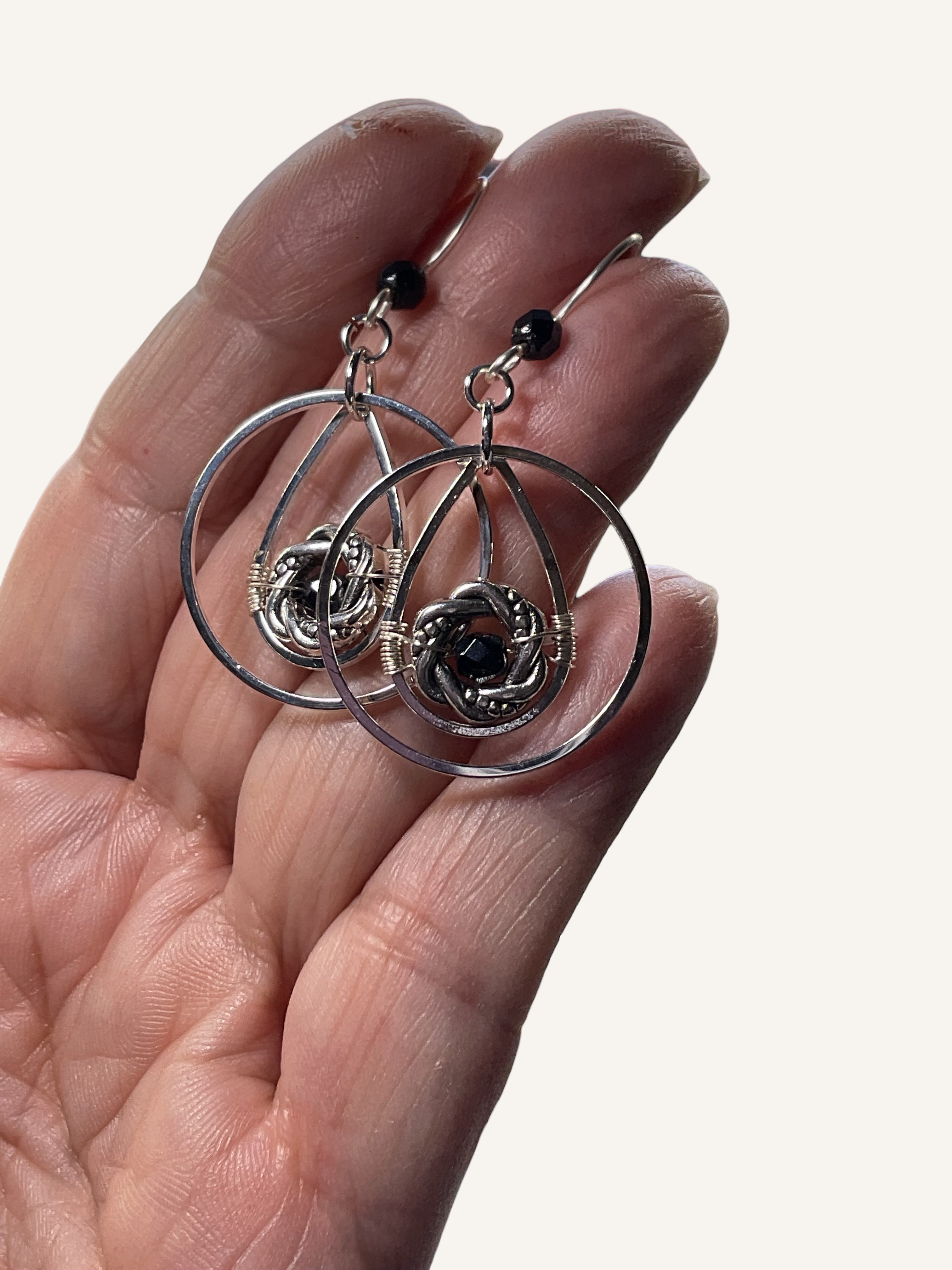 Black Onyx Casual Earrings