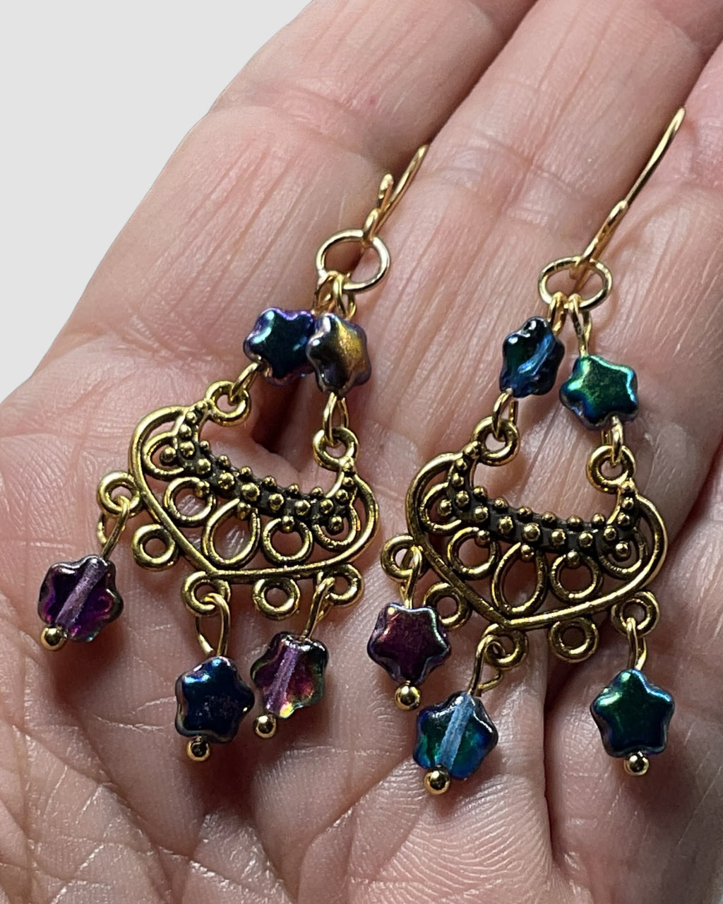 Aurora Borealis Star Casual Earrings