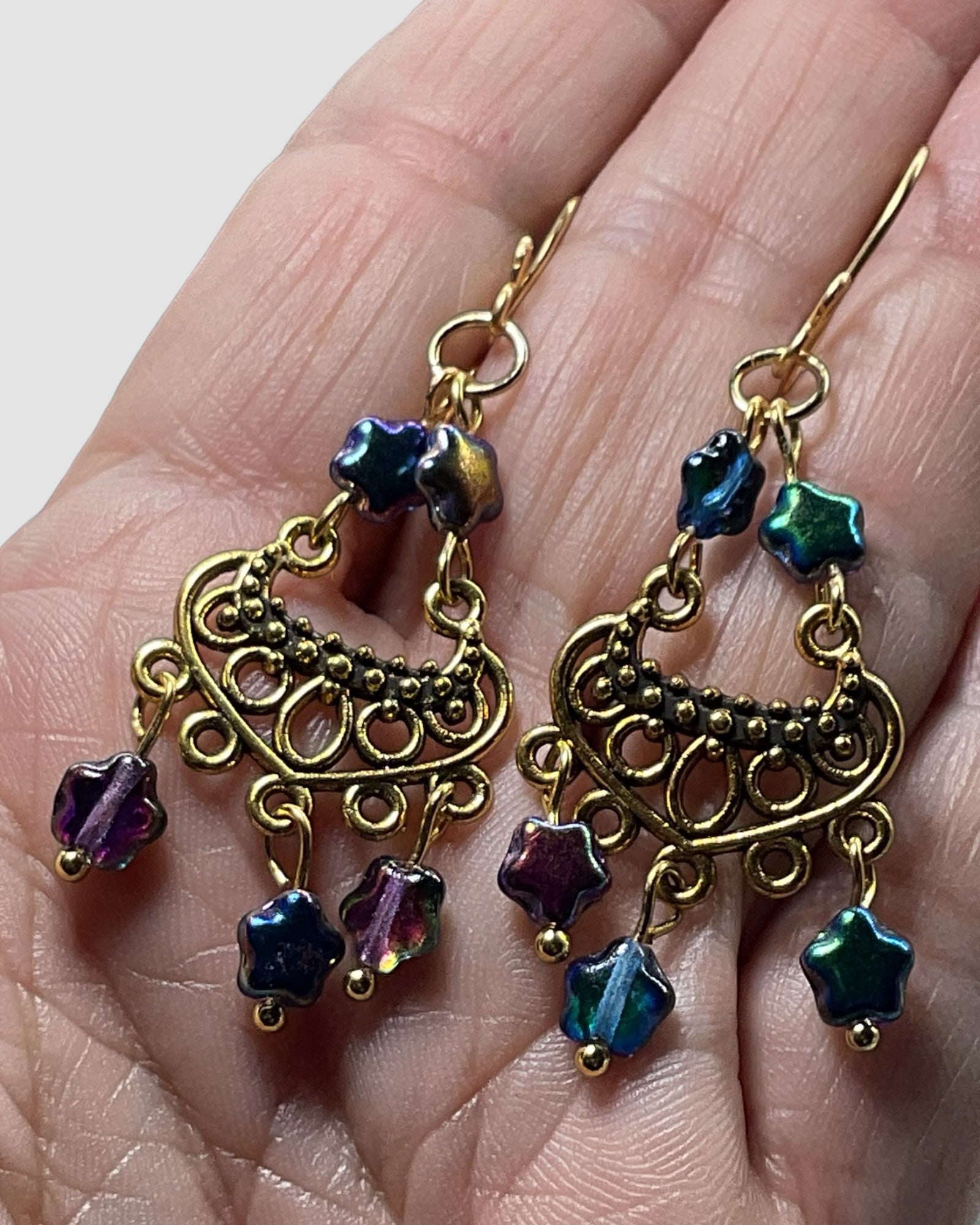 Aurora Borealis Star Casual Earrings