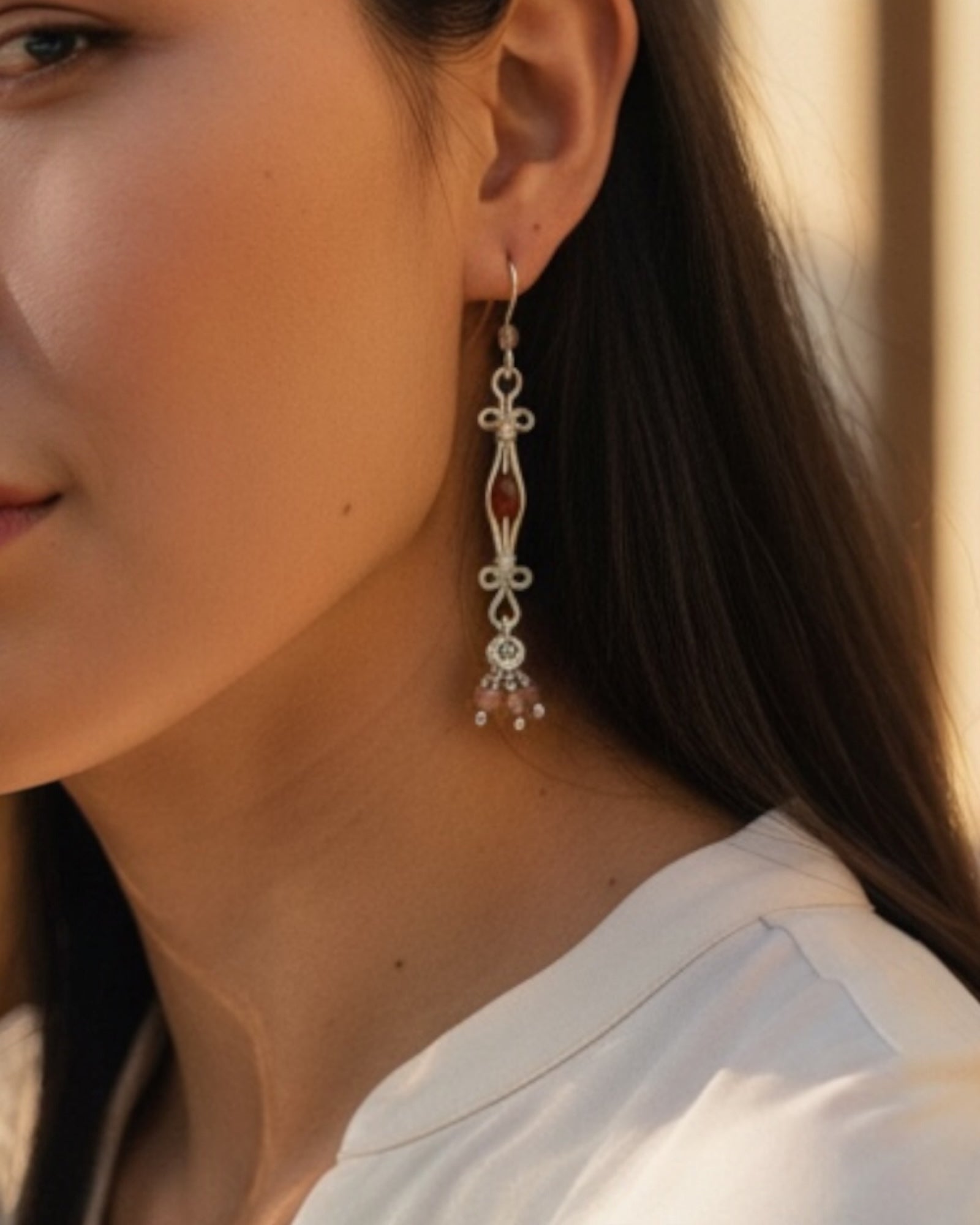 Carnelian Designer Earrings