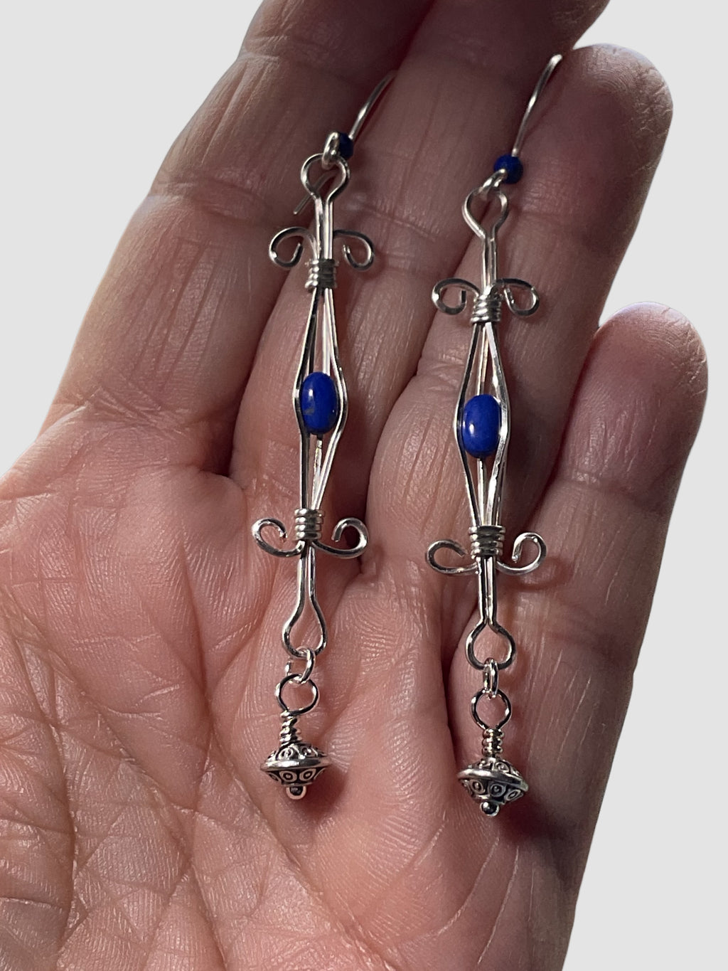 Lapis Lazuli Designer Earrings