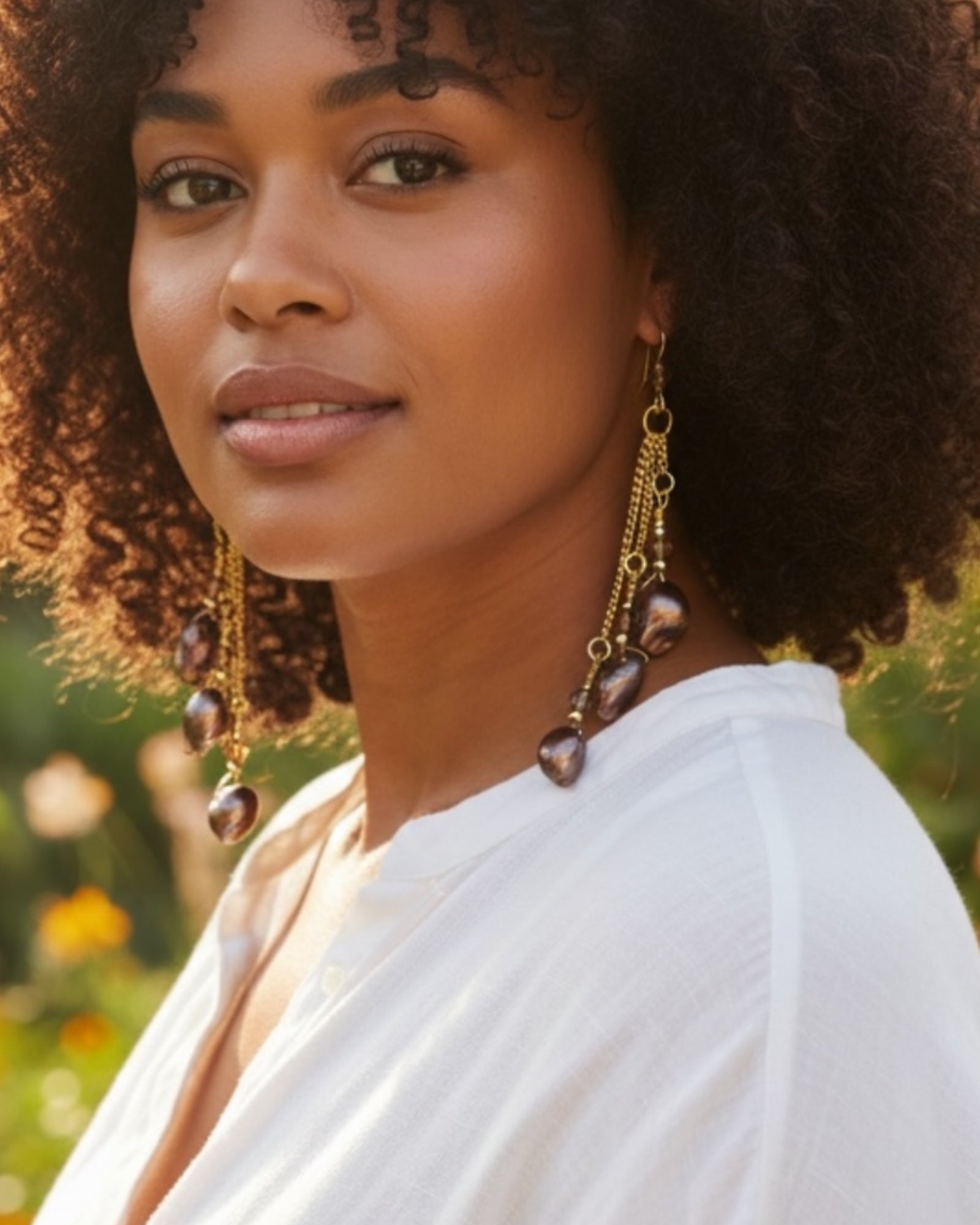 Baroque Pearls Dangle Designer Earrings