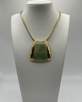 Pierre Cardin Snake Chain Pendant Necklace - Estate Sale (Great Condition)
