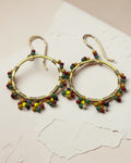 Multi-color Seed Bead Designer Earrings