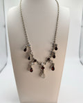 Nicky Butler Sterling Silver 16” Moonstone and Garnet Jewelry Set - Estate Sale (Great Condition)